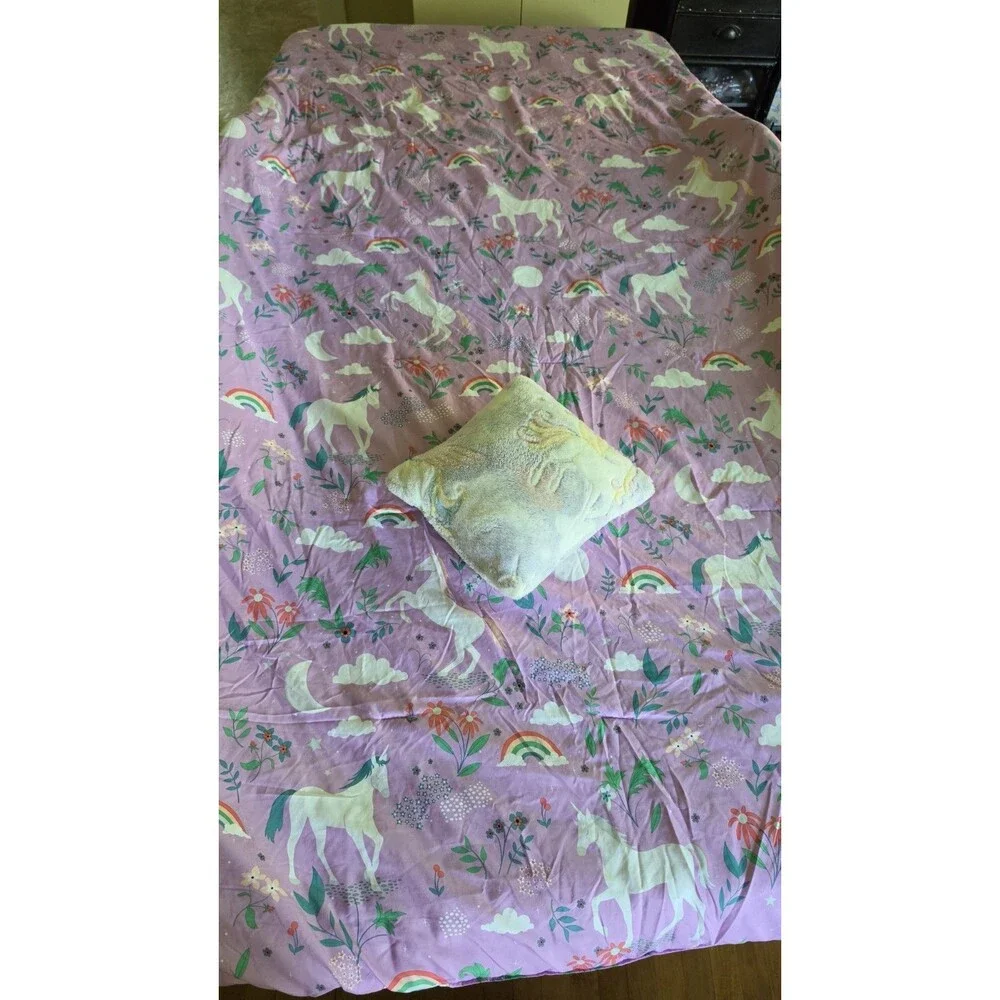Pillowfort Target Unicorn Twin Comforter With Pillow